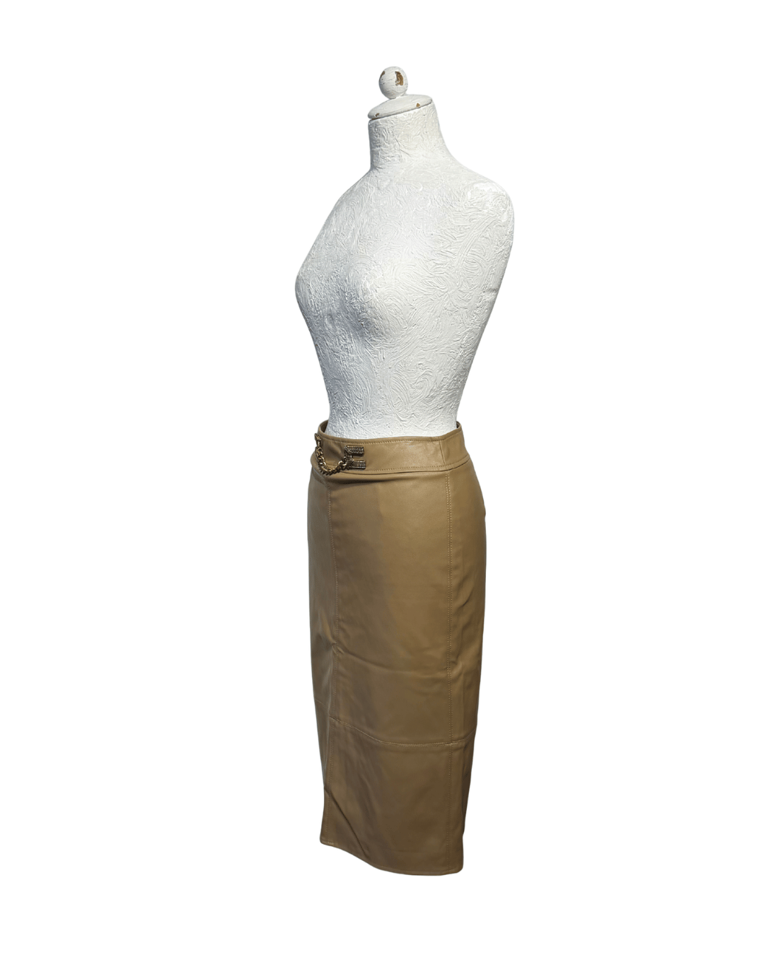 GONNA MIDI ELISABETTA FRANCHI SIMILPELLE Tg 40