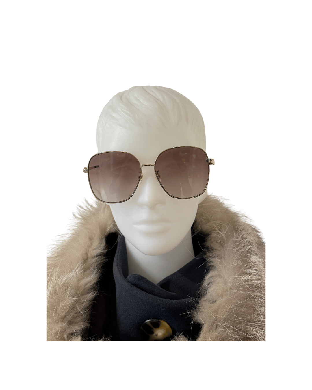 OCCHIALI GUCCI METALLO CON CUSTODIA