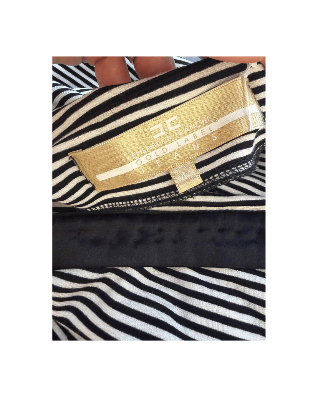 ABITO BUSTIER A SPINA DI PESCE ELISABETTA FRANCHI Tg 44