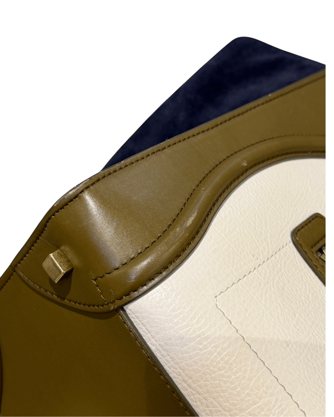 CELINE LUGGAGE TRICOLORE PELLE E SUEDE