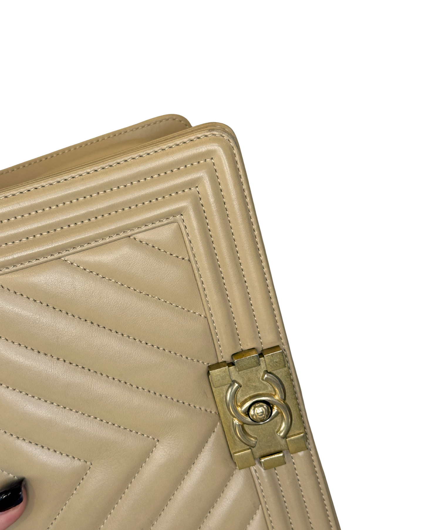 CHANEL BOY BEIGE