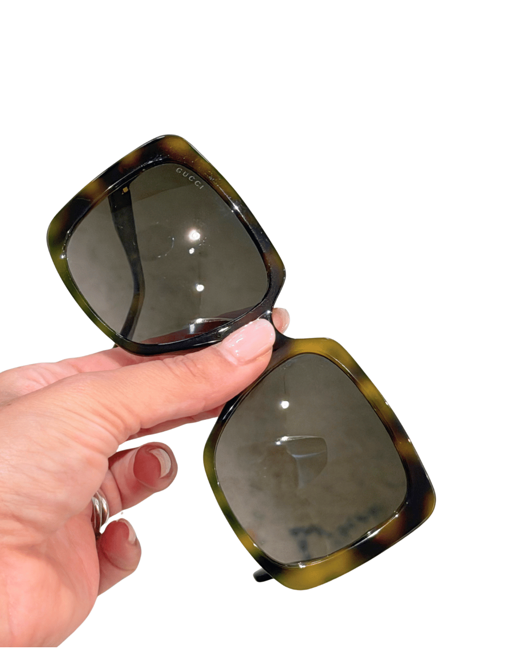 OCCHIALI GUCCI TARTARUGATI TONI VERDE