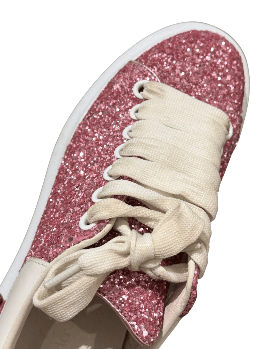 SNEAKERS ALEXANDER MCQUEEN GLITTER ROSA Nr 37