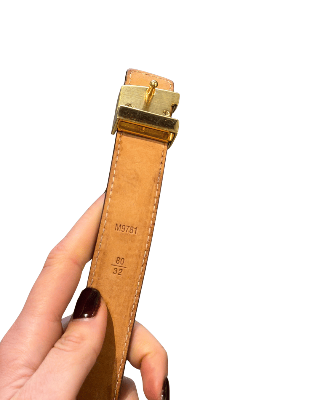 CINTURA INITIALES LOUIS VUITTON SOTTILE