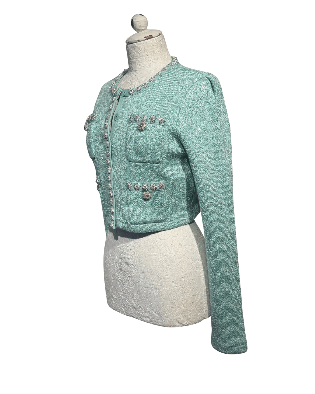 GIACCA / CARDIGAN SELF PORTRAIT VERDE MENTA Tg M
