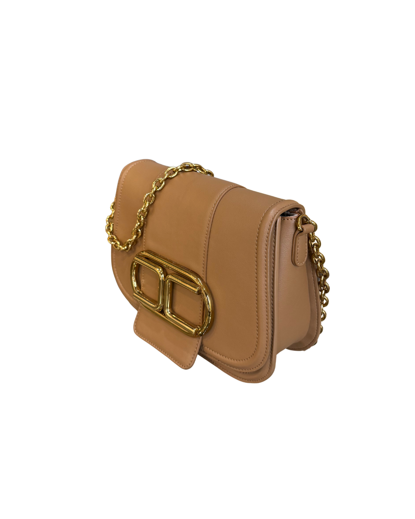 BORSA ELISABETTA FRANCHI IN PELLE COLOR CUOIO