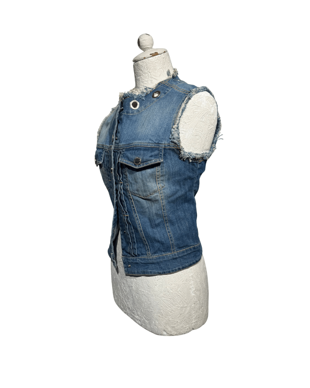 GILET DENIM ELISABETTA FRANCHI Tg 44