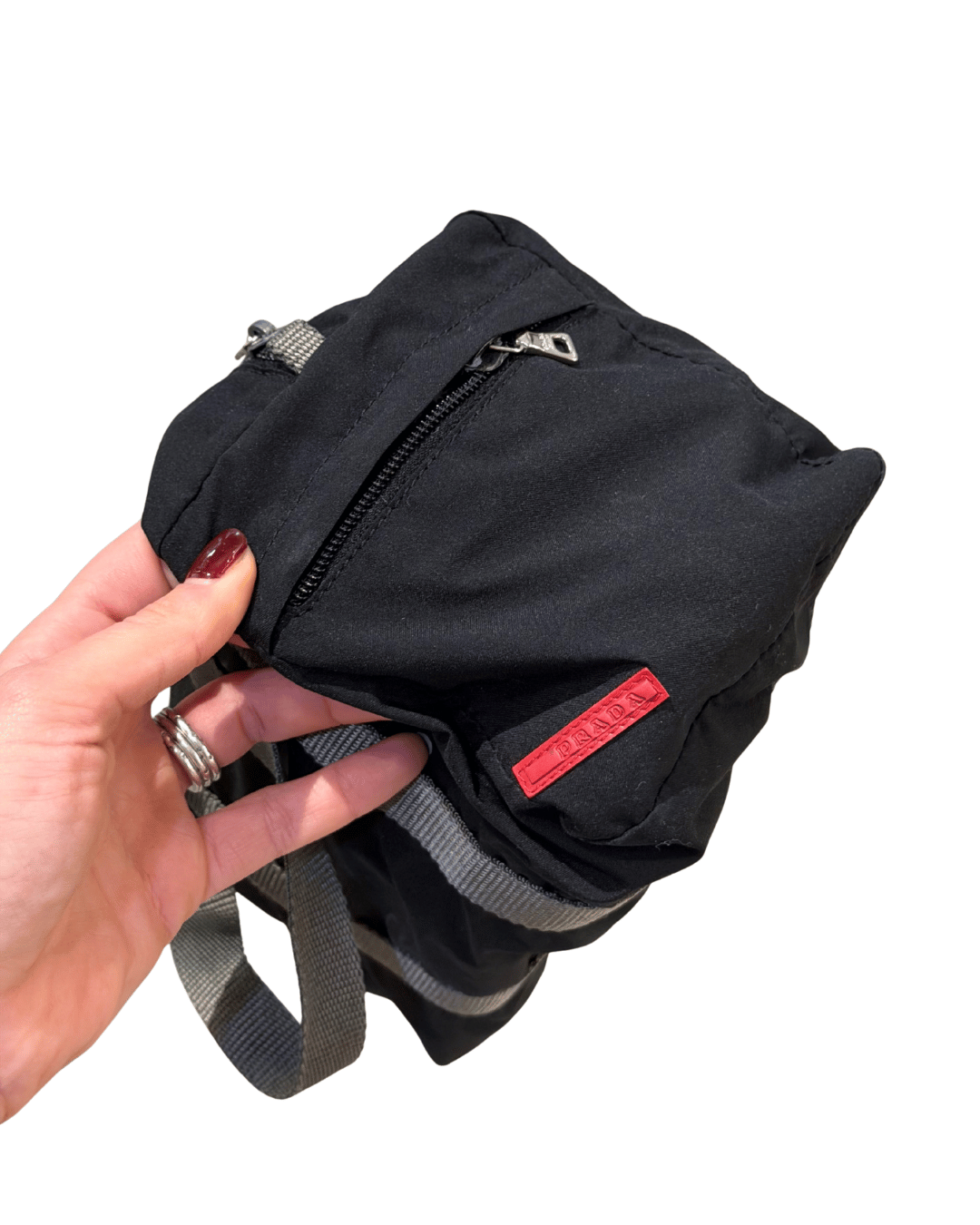 BEAUTY PRADA TESSUTO BLU