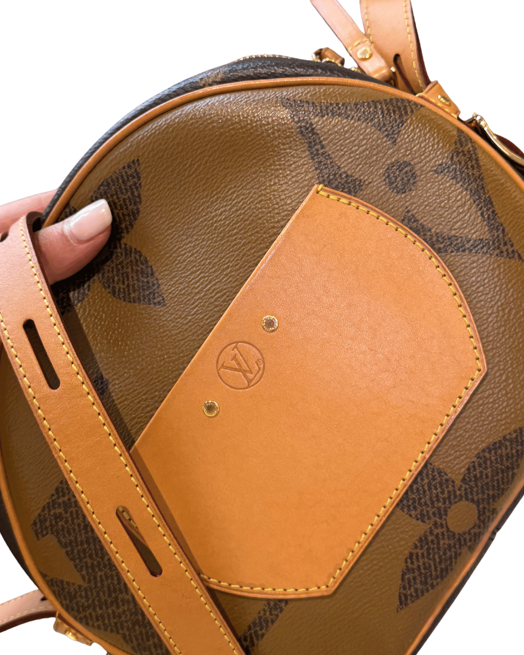 BOITE CHAPEAU SOUPLE LOUIS VUITTON MONOGRAM REVERSE