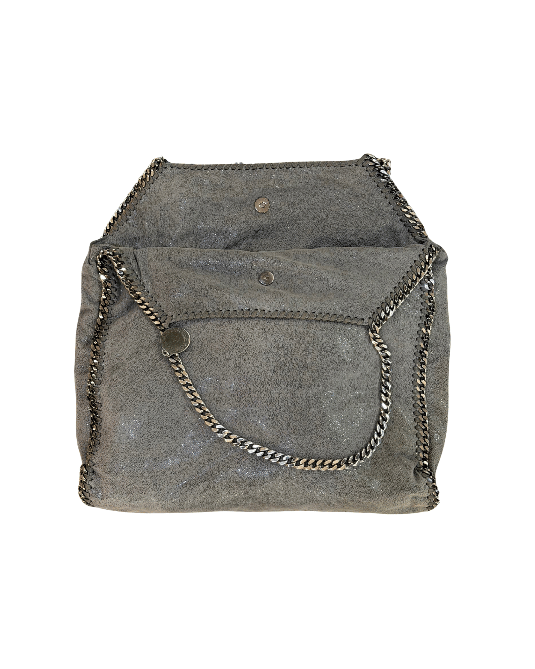 STELLA MCCARTNEY FALABELLA GRIGIA DUE CATENE