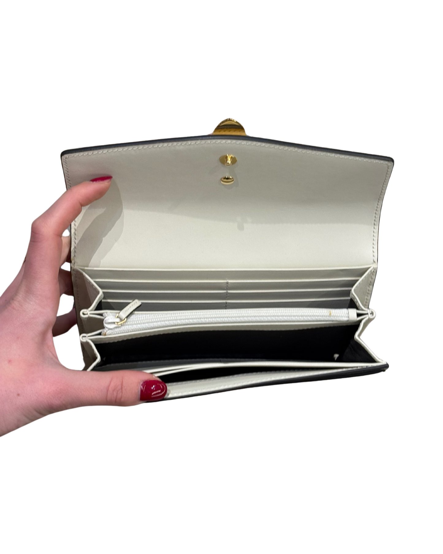 PORTAFOGLIO SYLVIE GUCCI AVORIO