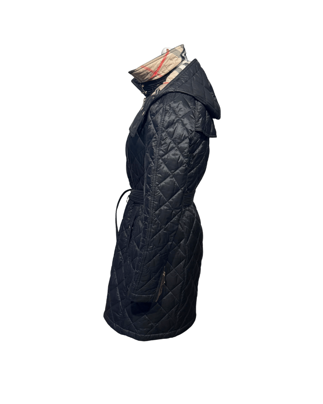PIUMINO BURBERRY NERO TRAPUNTATO Tg S