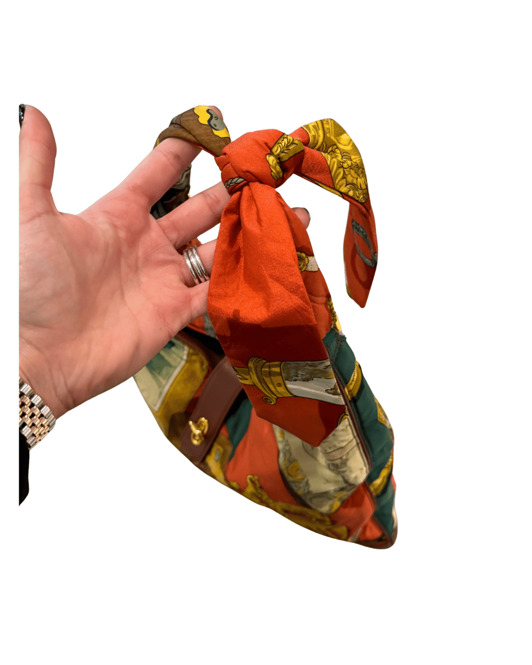 BORSA SECCHIELLO HERMES CARRE SILK CITY