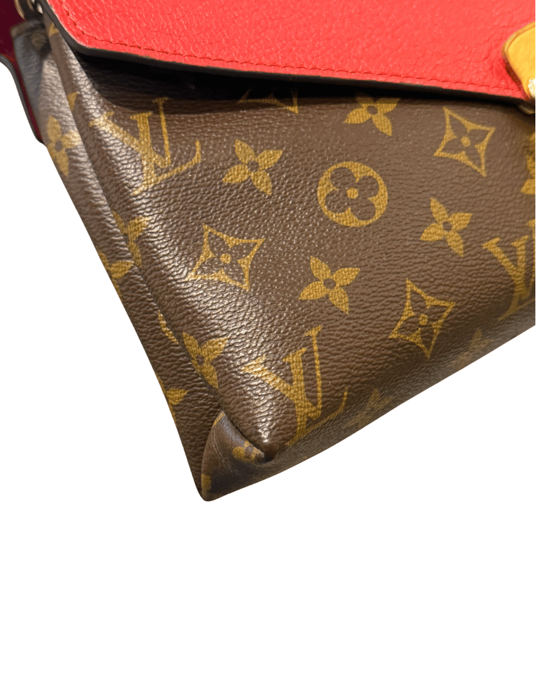 POCHETTE PALLAS CHAIN RIFINITURE ROSSE LOUIS VUITTON