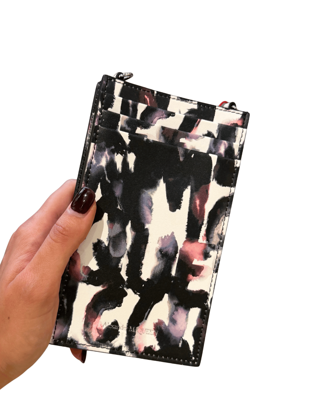 PORTACELLULARE ALEXANDER MCQUEEN CON CATENA