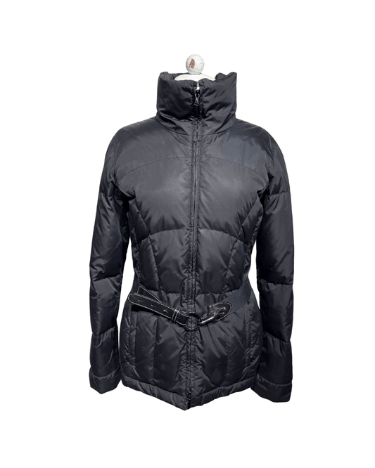 PIUMINO FAY NERO CON CINTURA