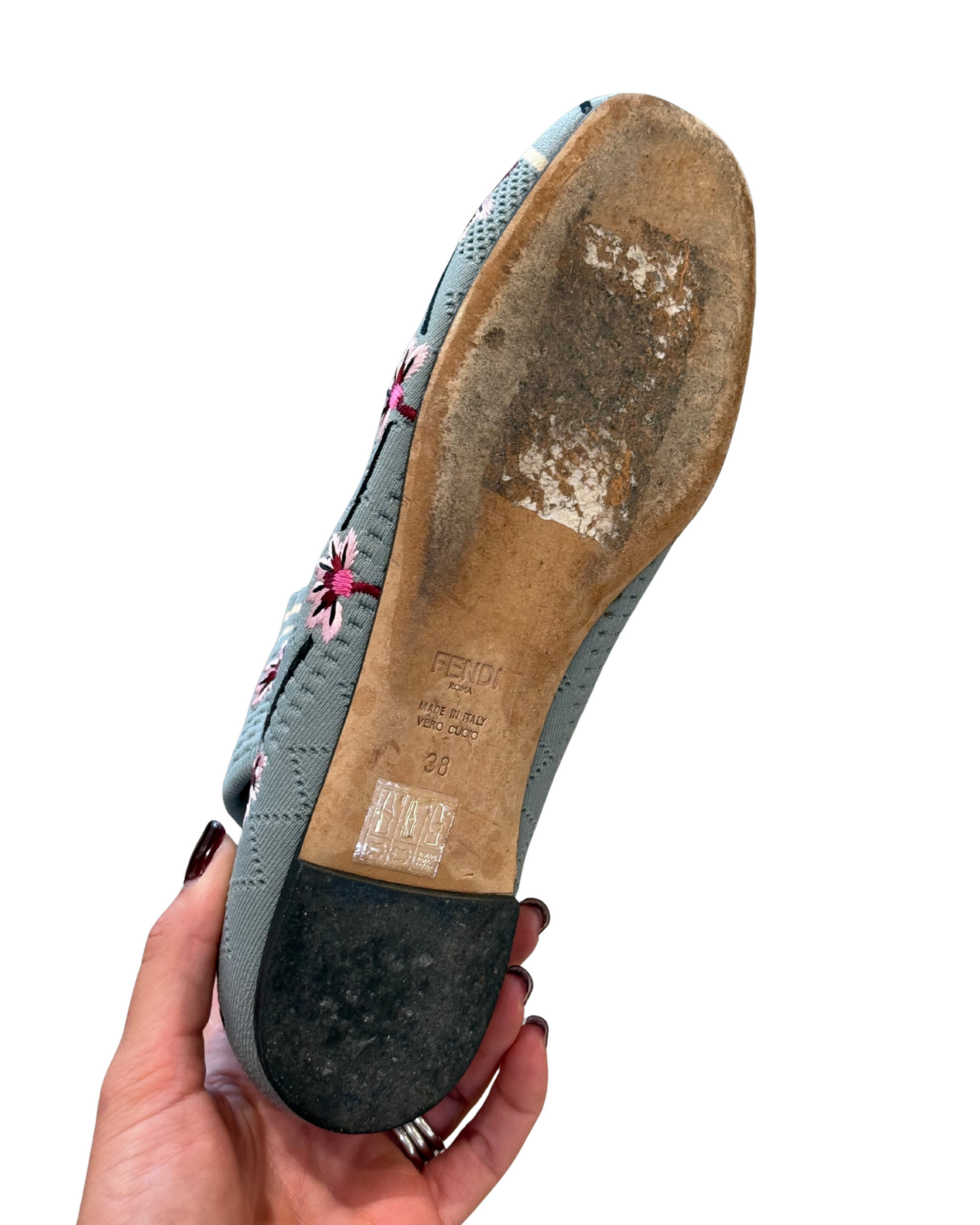 BALLERINE FENDI RICAMATE Nr 38
