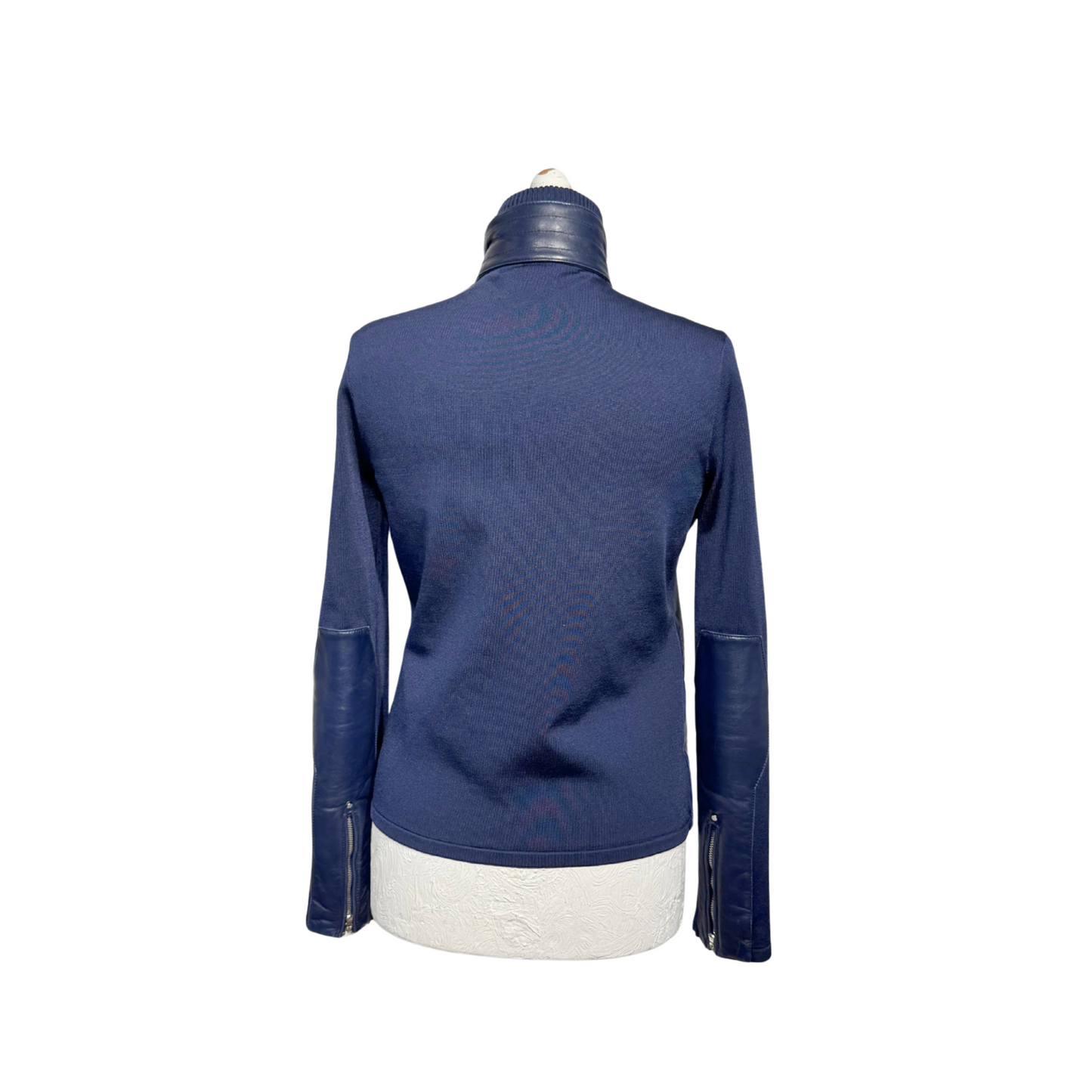 GIACCA PELLE RALPH LAUREN BLU