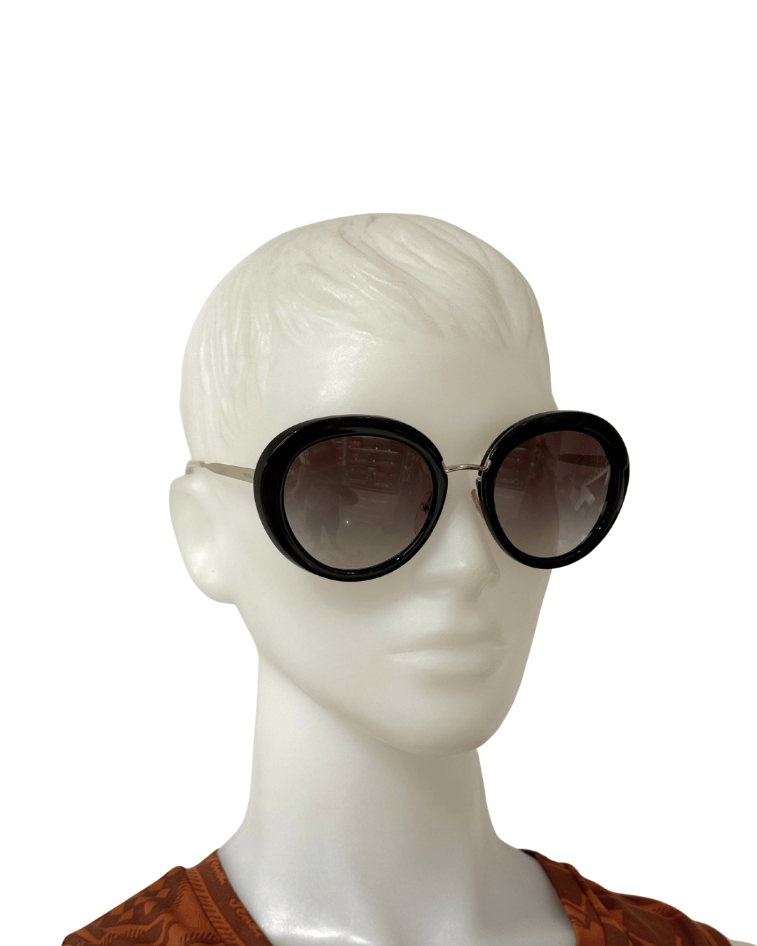 OCCHIALI DA SOLE TONDI NERI