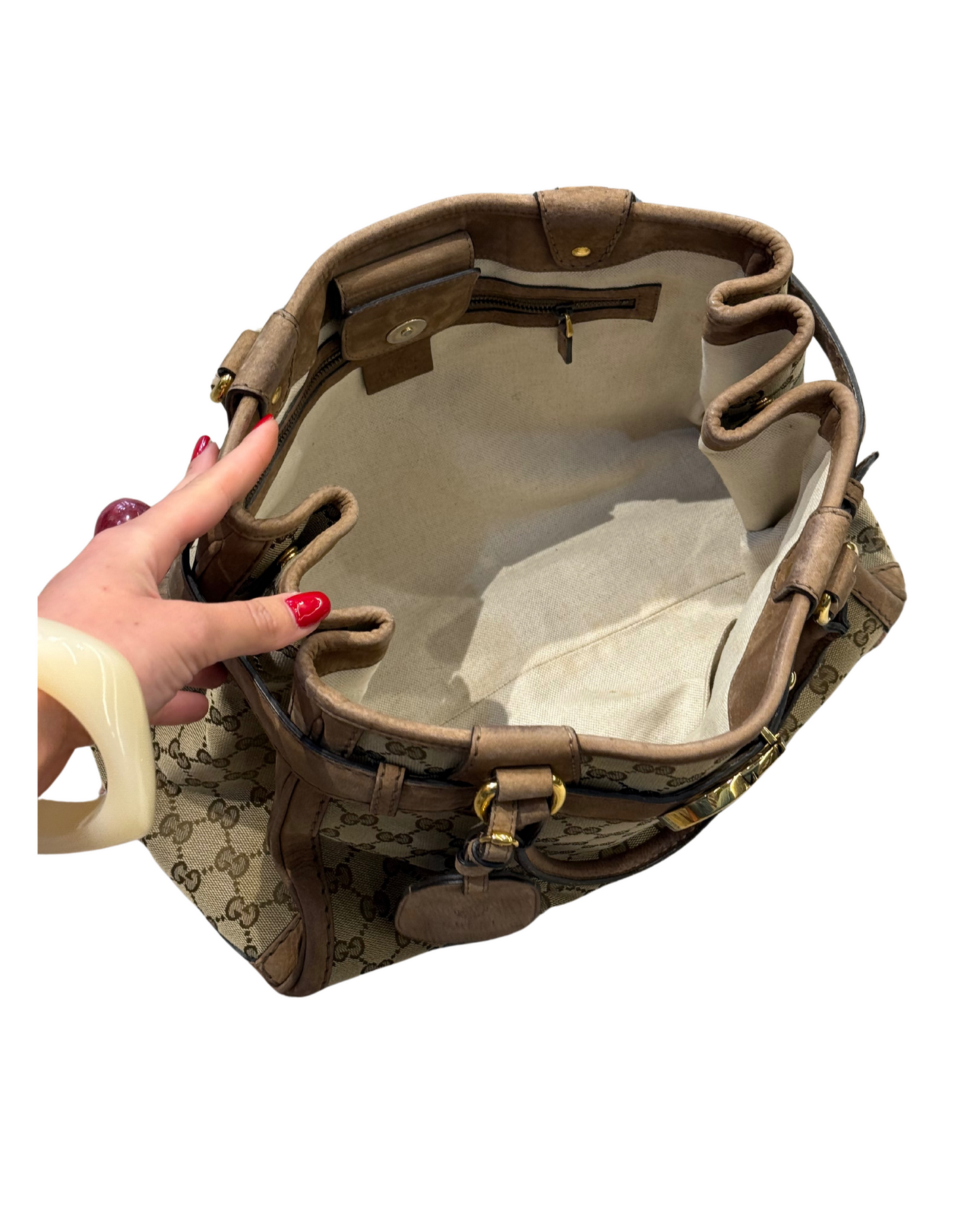 BORSA GUCCI RIFINITURE SCAMOSCIATE