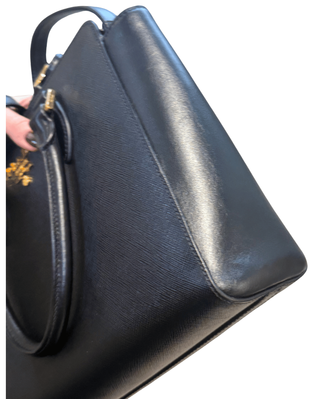 BORSA PRADA NERA IN PELLE