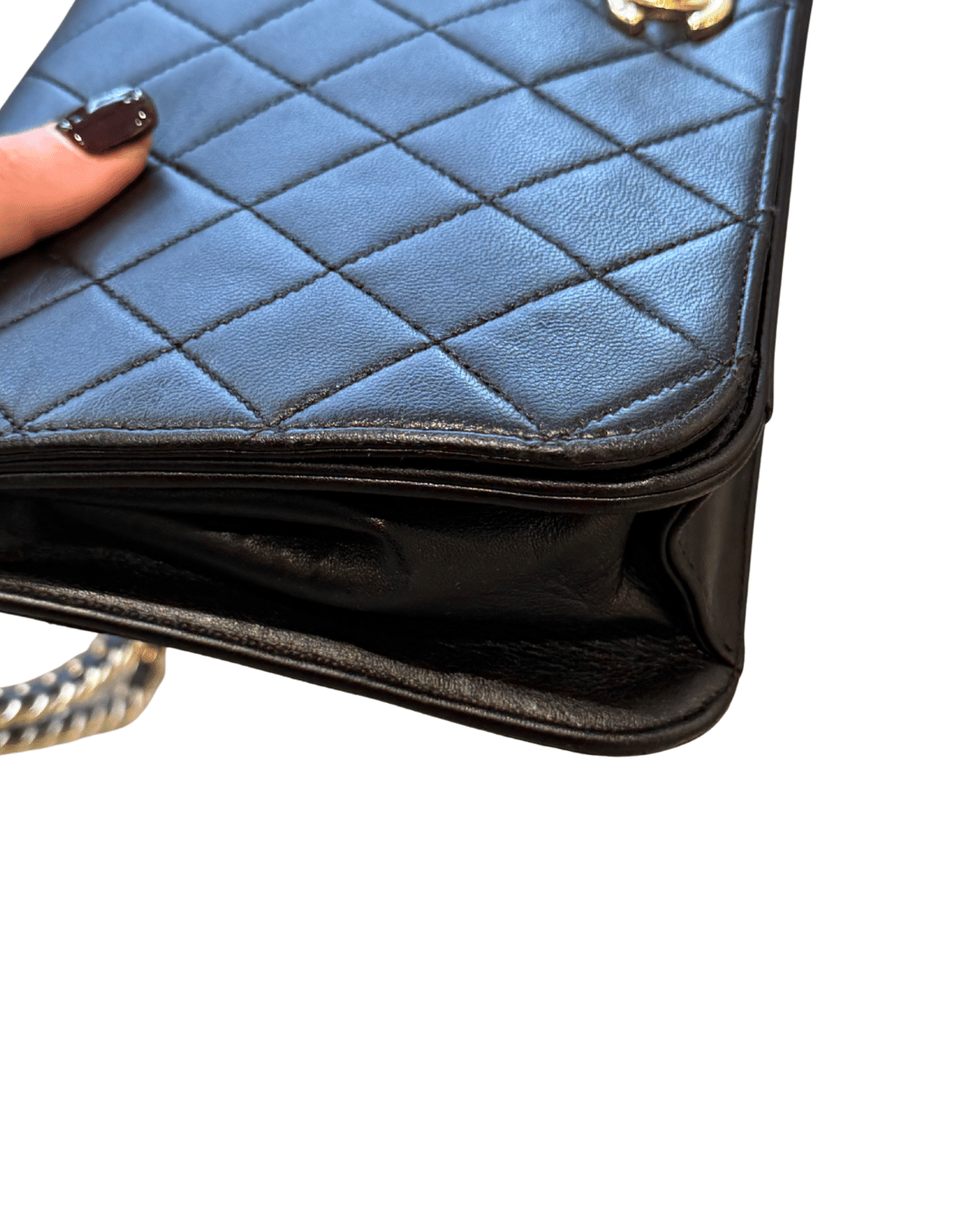 POCHETTE CHANEL VINTAGE NERA