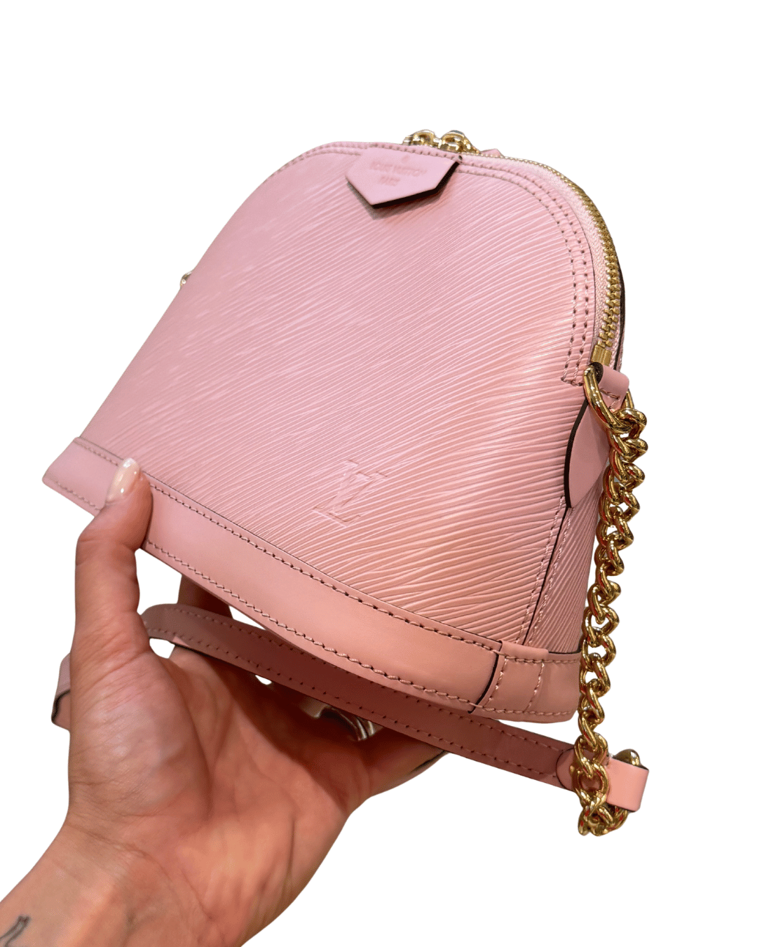 ALMA MINI LOUIS VUITTON PELLE EPI ROSA CON TRACOLLA