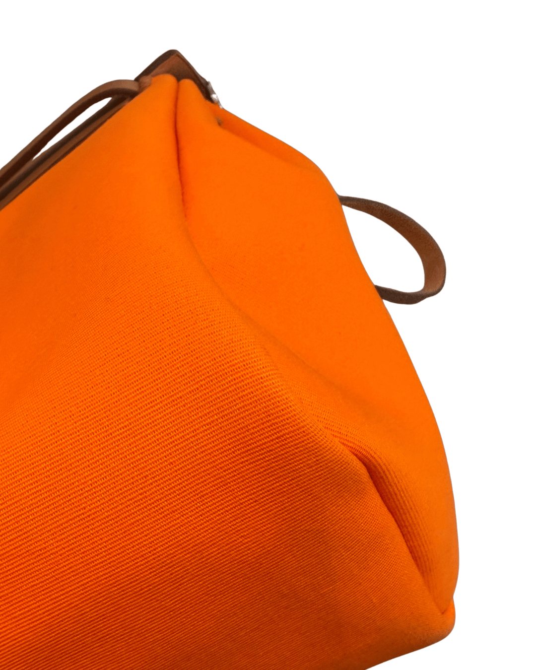 HERBAG HERMES ARANCIONE RIFINITURE CUOIO