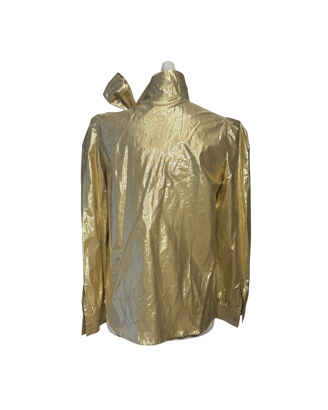 CAMICIA WEEKEND MAX MARA LAMINATA ORO Tg 40