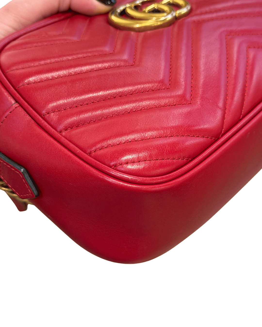GUCCI CAMERA BAG ROSSA CON SCATOLA