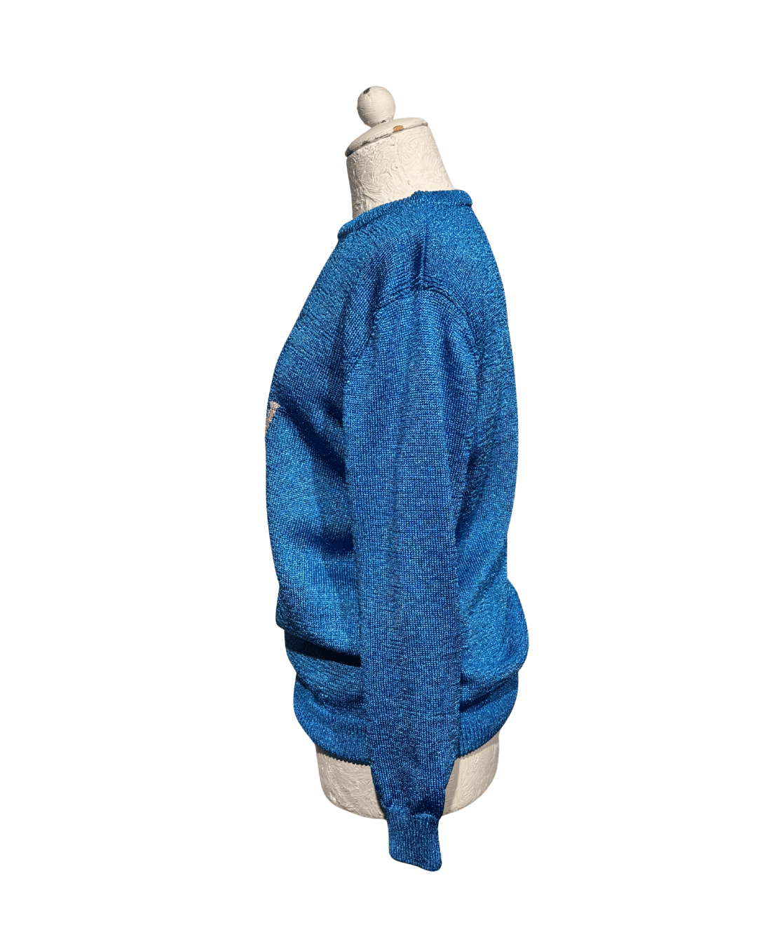 MAGLIONE ALBERTA FERRETTI BLU SUNDAY