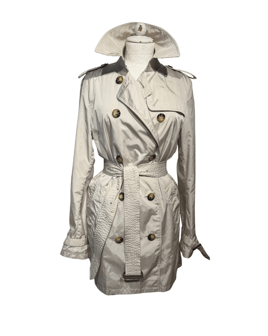 IMPERMEABILE BURBERRY BEIGE CHIARO TG 44