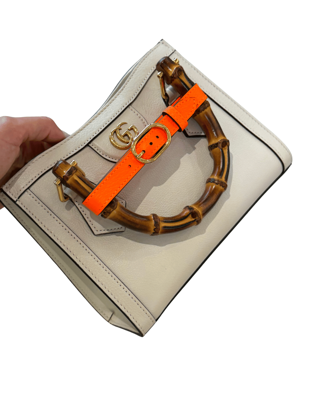 MINI GUCCI DIANA COLOR GHIACCIO MANICI BAMBU