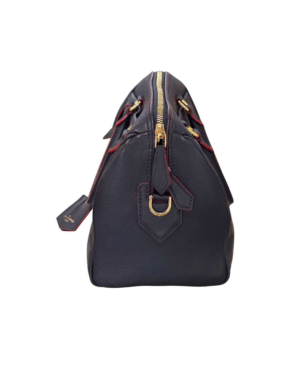 SPEEDY BANDOULIERE PELLE BLU EMPREINTE LOUIS VUITTON