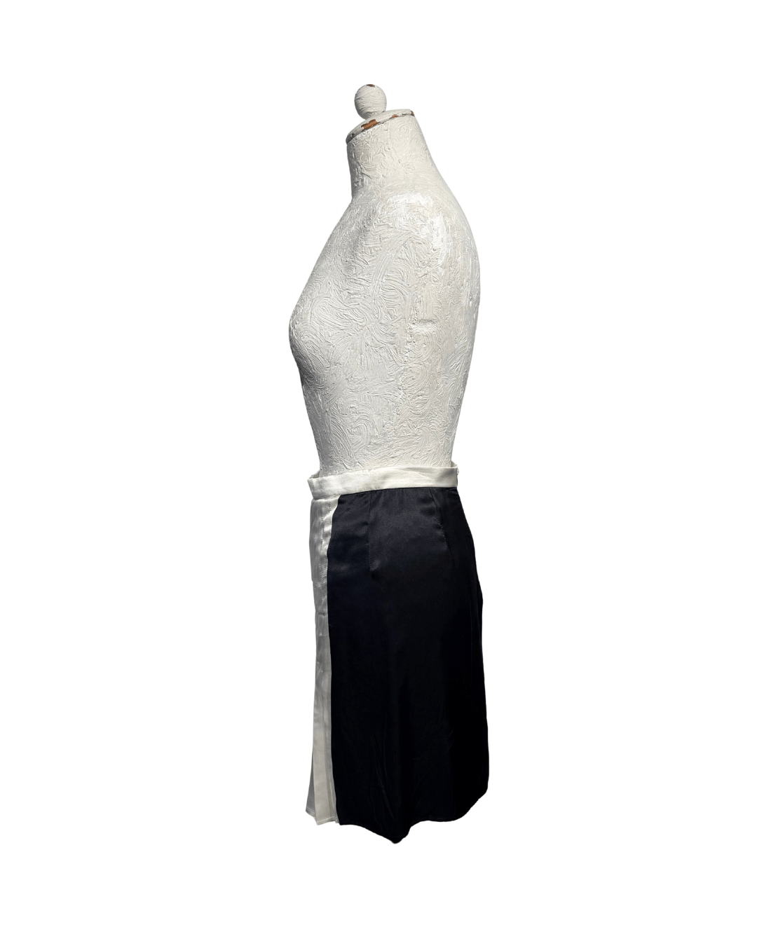 GONNA STELLA MCCARTNEY SETA PLISSE BICOLORE Tg 38