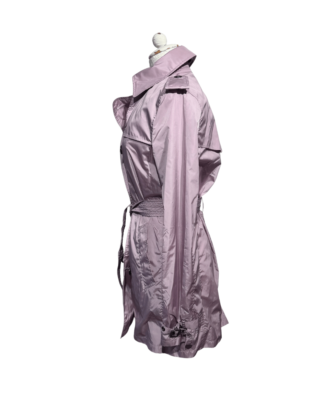 IMPERMEABILE BURBERRY LILLA Tg 40