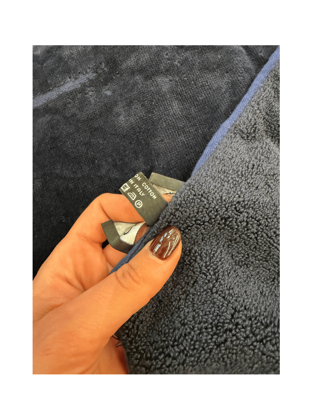 MARSUPIO CHANEL IN SPUGNA BLU CON TELO MARE