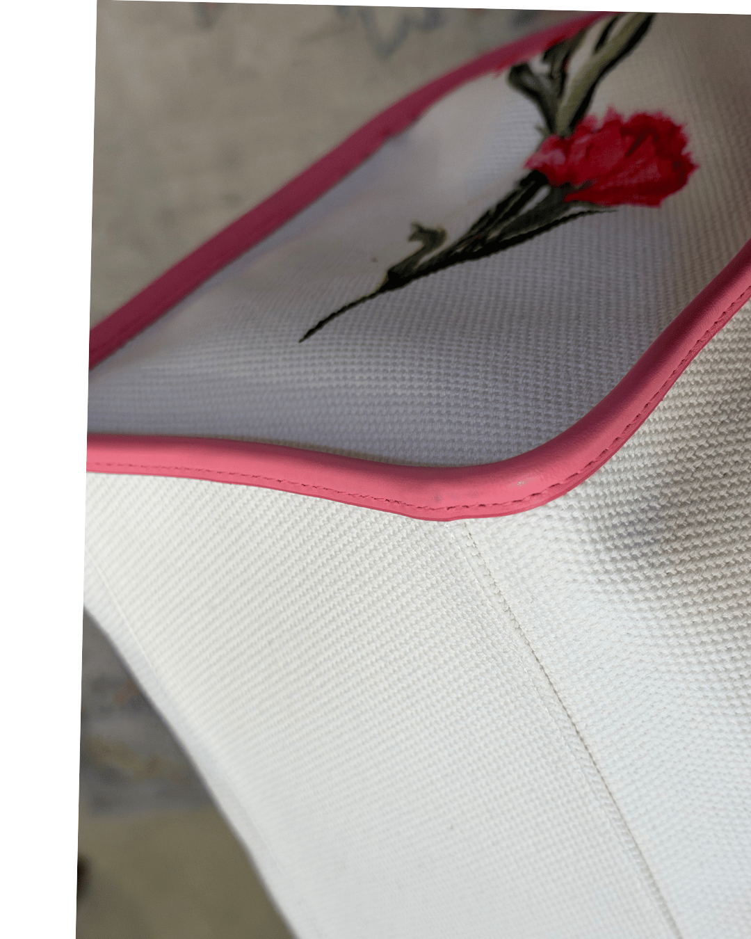 SHOPPER BAG TESSUTO STAMPA FIORI D&G