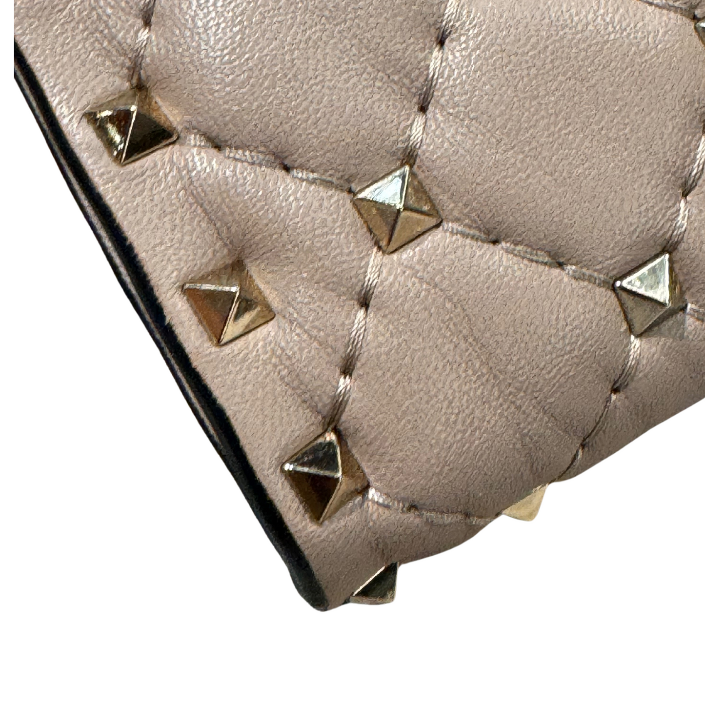 POCHETTE SPIKE NUDE/ ROSA ANTICO