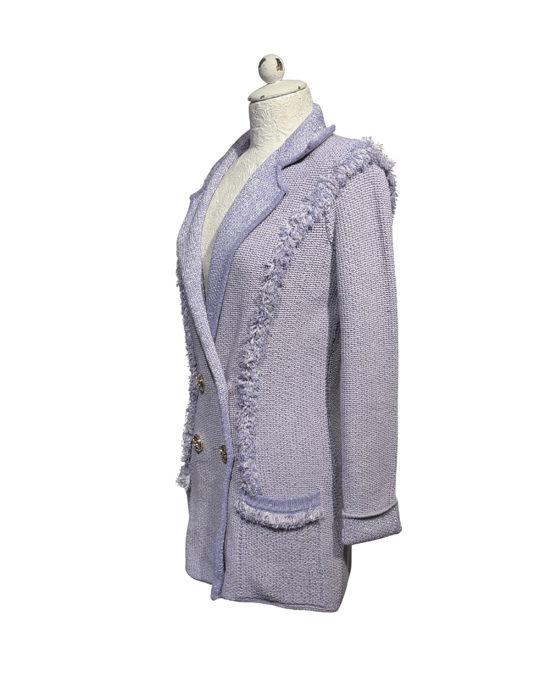 GIACCA / CARDIGAN LILLA ELISABETTA FRANCHI Tg 40