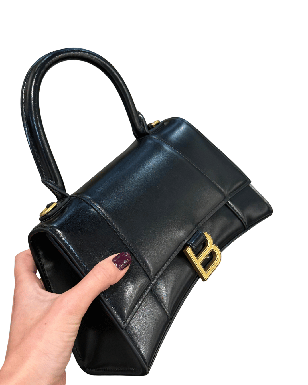 HOURGLASS SMALL BALENCIAGA NERA