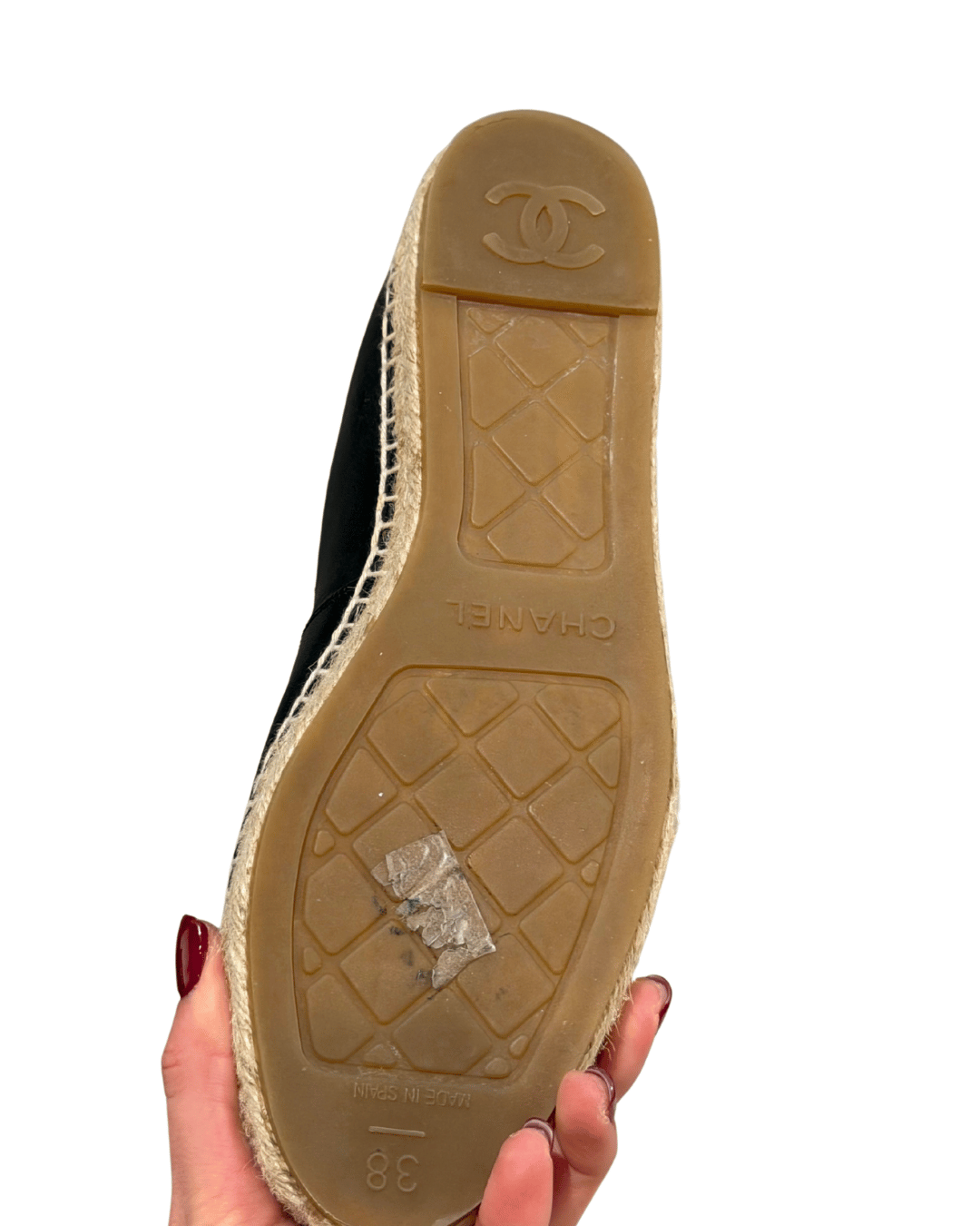 ESPADRILLAS CHANEL PELLE NERA
