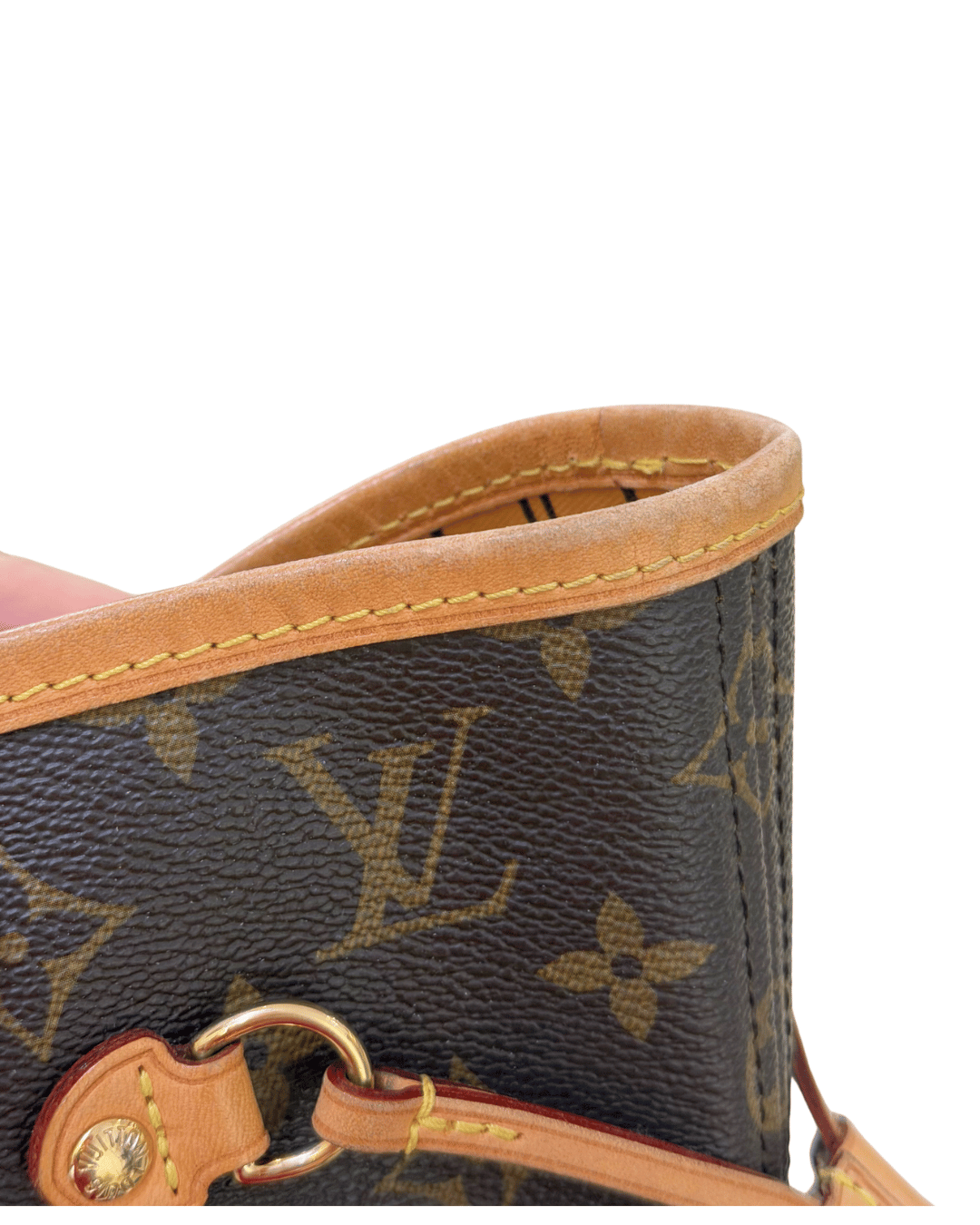 NEVERFULL MM MONOGRAM INTERNO SENAPE