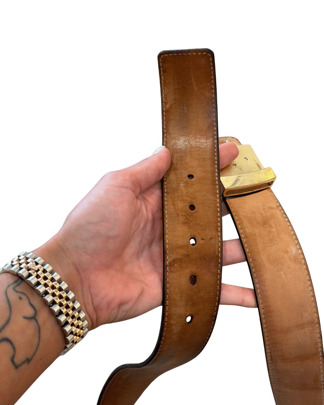 CINTURA INITIALES LOUIS VUITTON MISURA 100