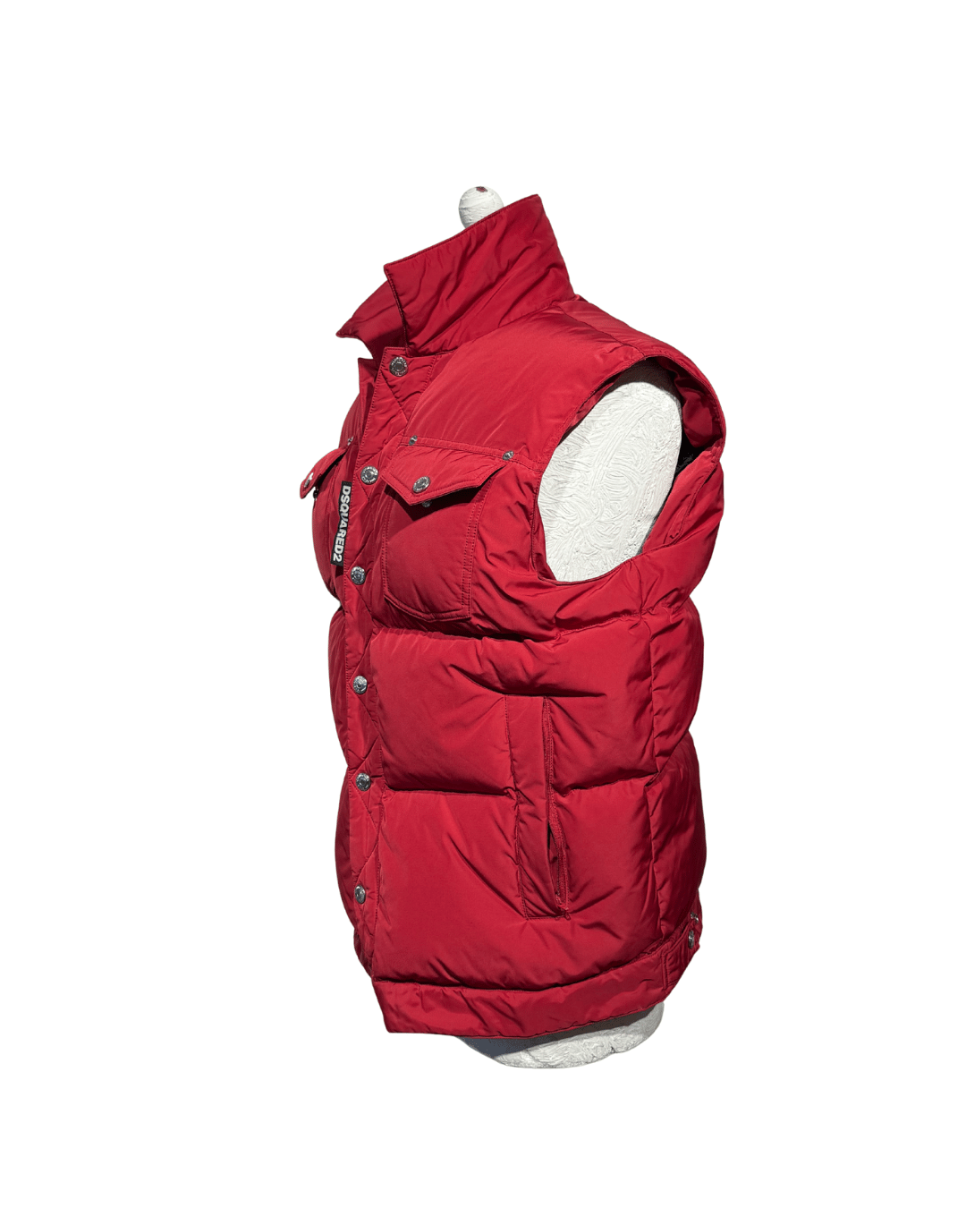 GILET DSQUARED2 ROSSO