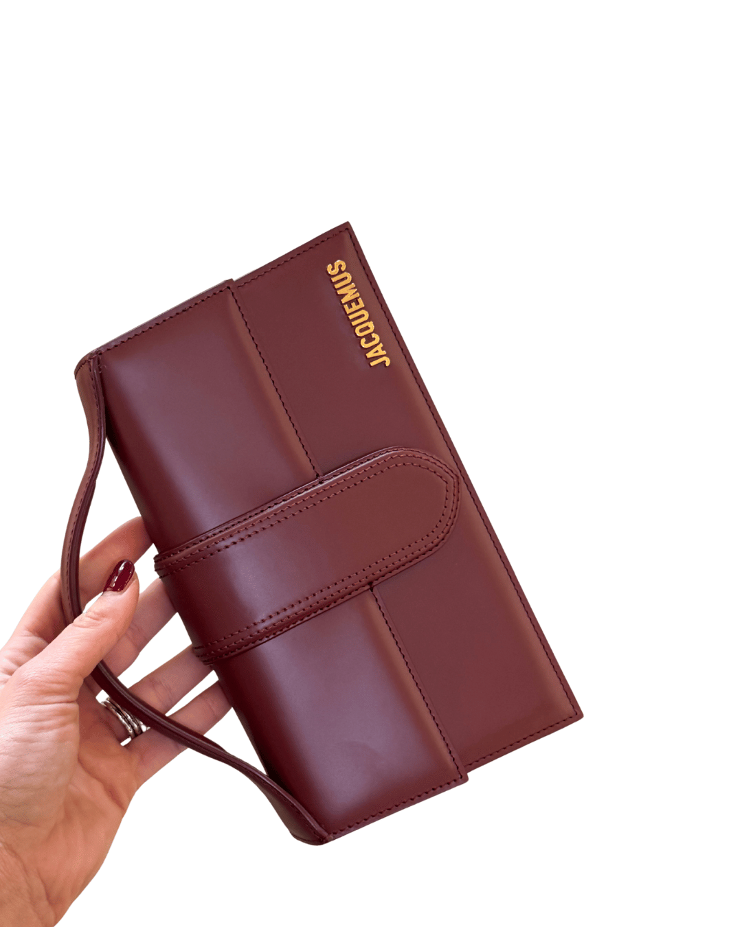JACQUEMUS LE GRAND BAMBINO BORDEAUX