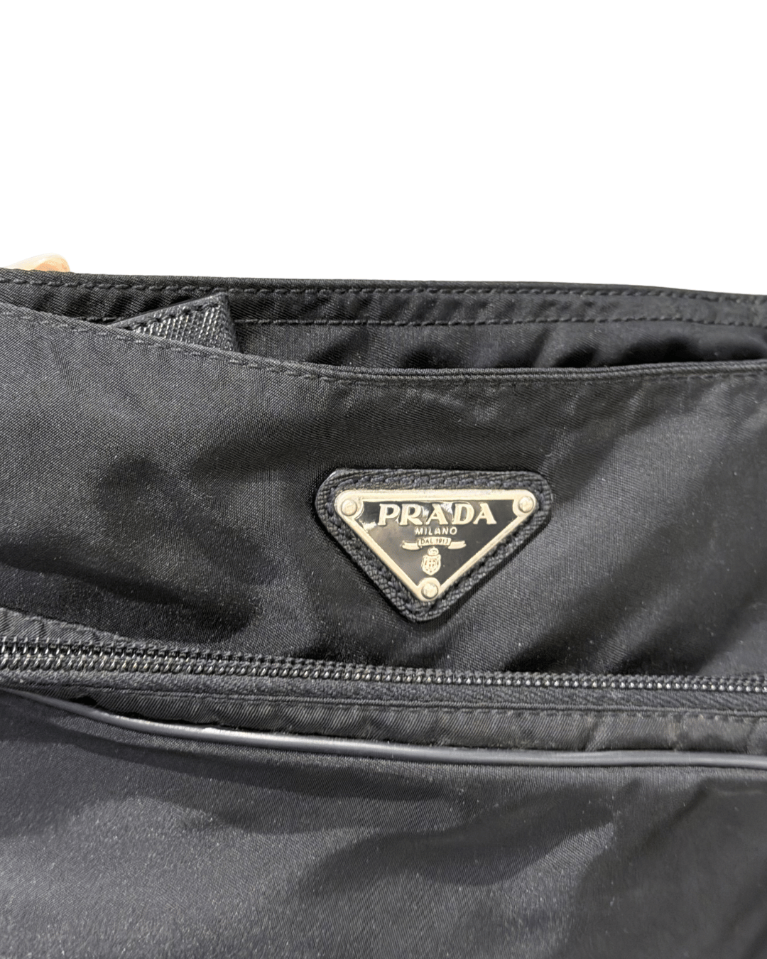 TRACOLLA UNISEX PRADA TESSUTO TECNICO NERO
