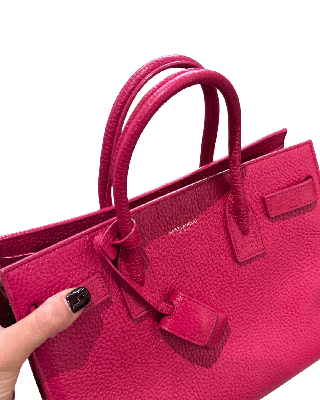 SAC DE JOUR SMALL FUCSIA YSL