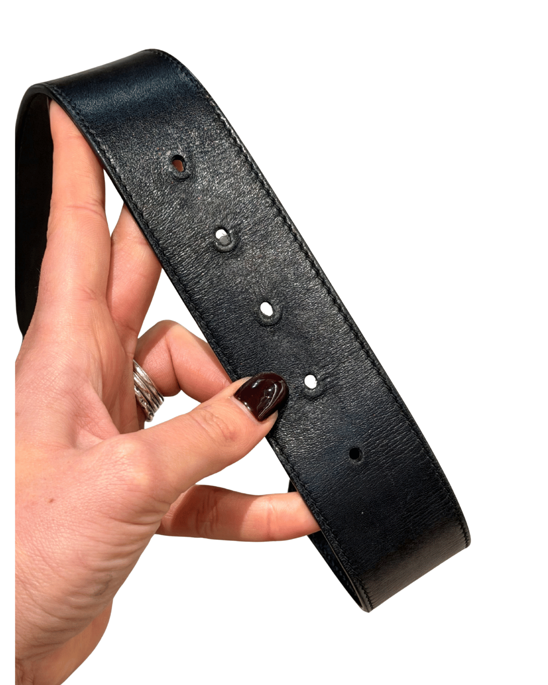 CINTURA GUCCI MARMONT NERA 85