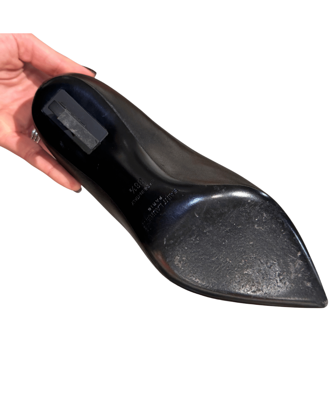 DECOLLETE OPYUM YSL PELLE LISCIA NERA Nr 36.5